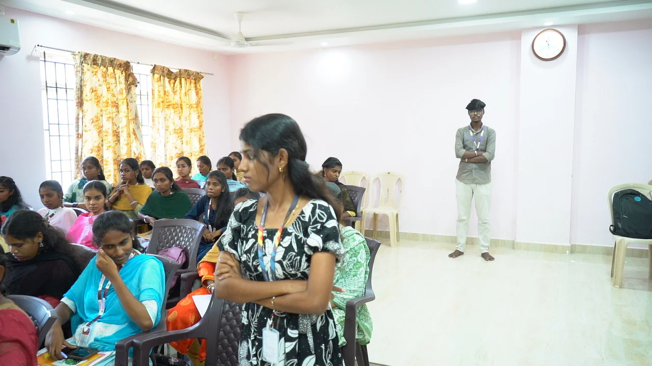 Interactive Q&A Session with college students during technical seminar