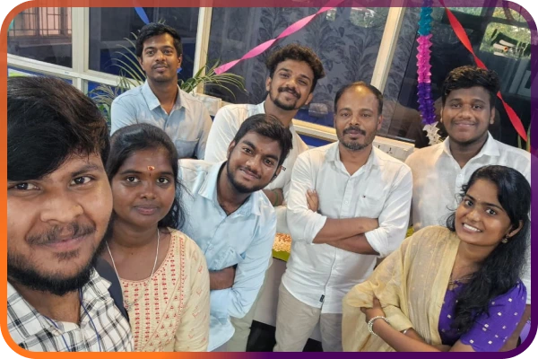 Modern coding lab environment at RootAxis Technologies Coimbatore for Full Stack and Python students