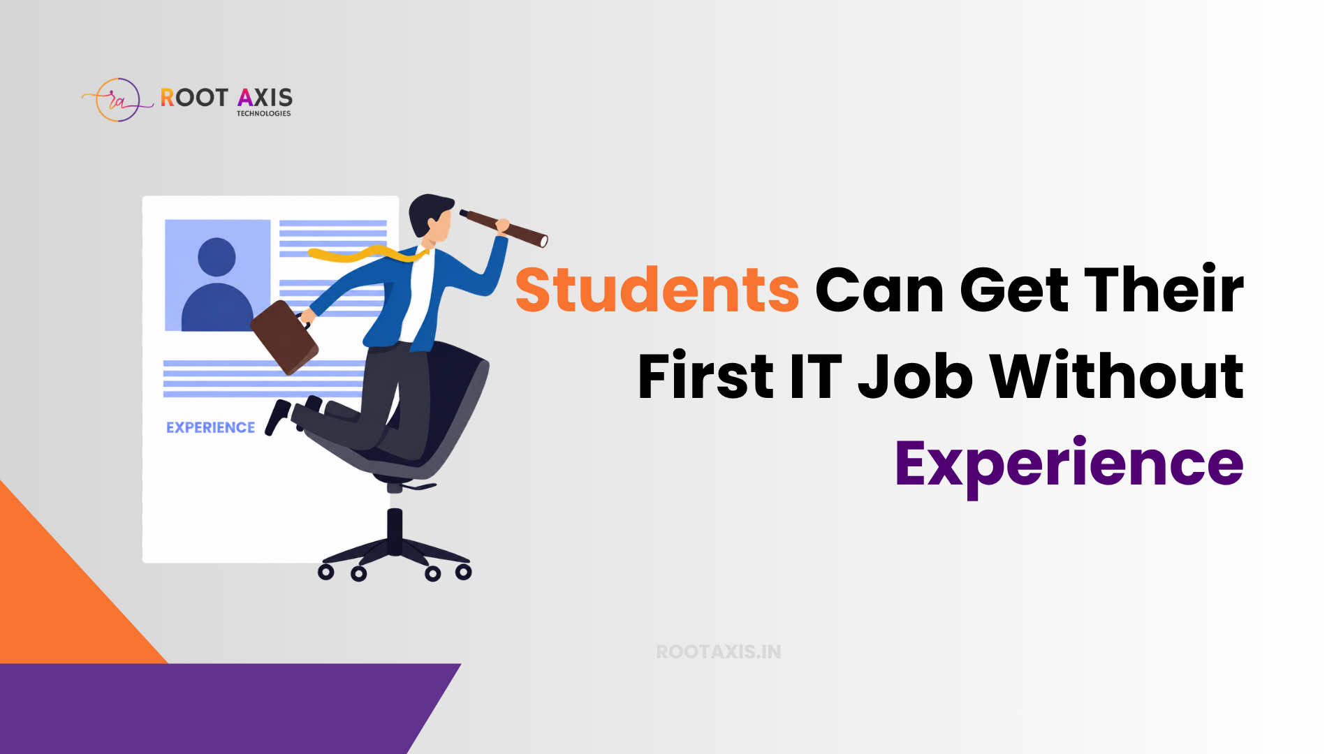 How Students Can Get Their First IT Job Without Experience