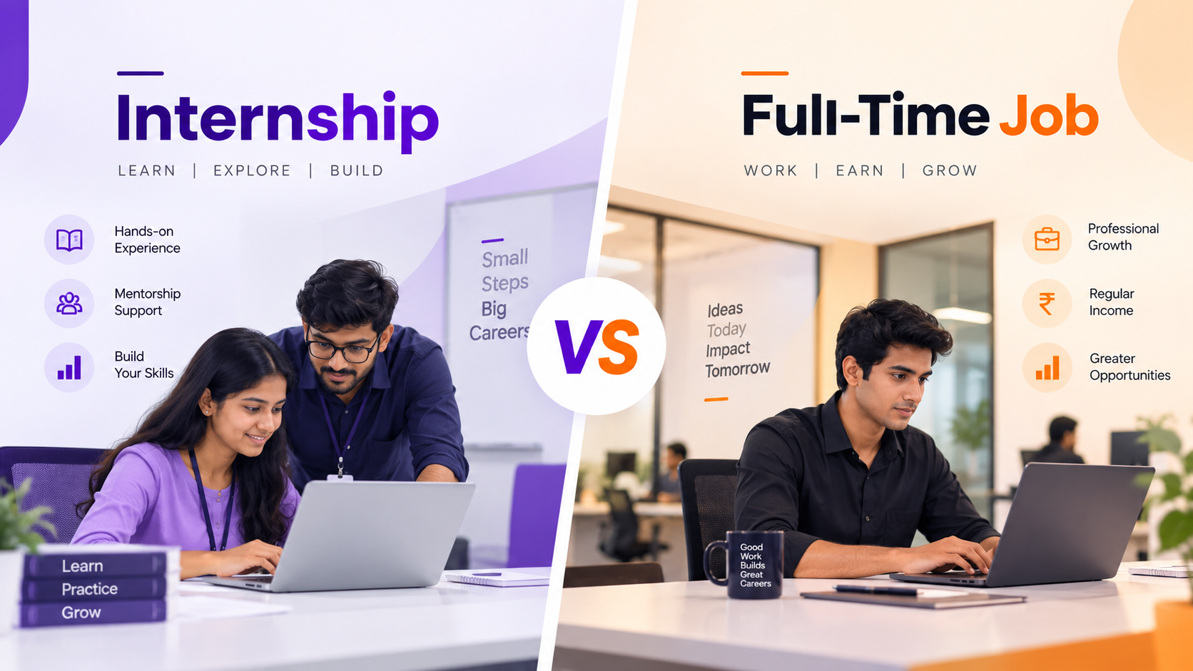 Internship vs Direct Job: Which Is Better for Your IT Career?